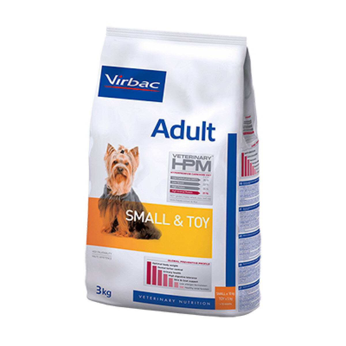 VIRBAC DOG ADULT SMALL & TOY 3KG 