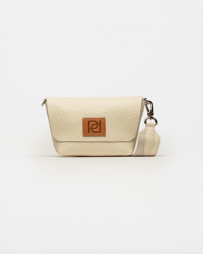 Mini bag Nina en cuero graneado Cotton