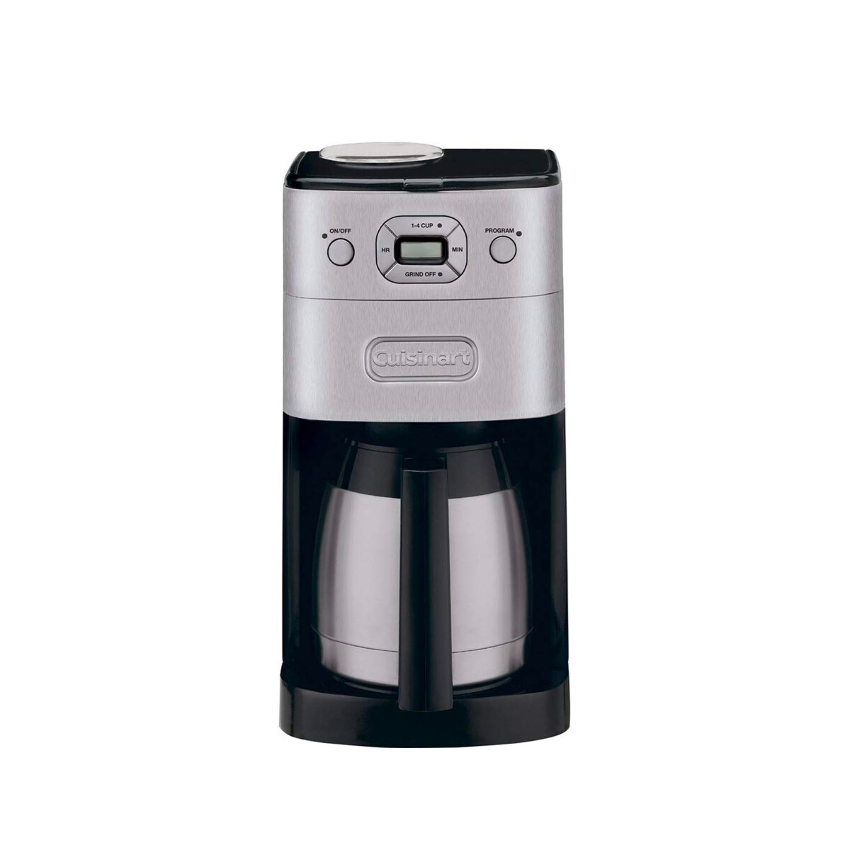 Cafetera Automática Cuisinart con Molinillo Incorporado - Negra/Plateada 