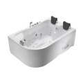 BAÑERA HIDROMASAJE BLANCA PARA DOS PERSONAS CON GRIFERIA Bañera Hidromasaje Blanca Para Dos Personas Con Griferia