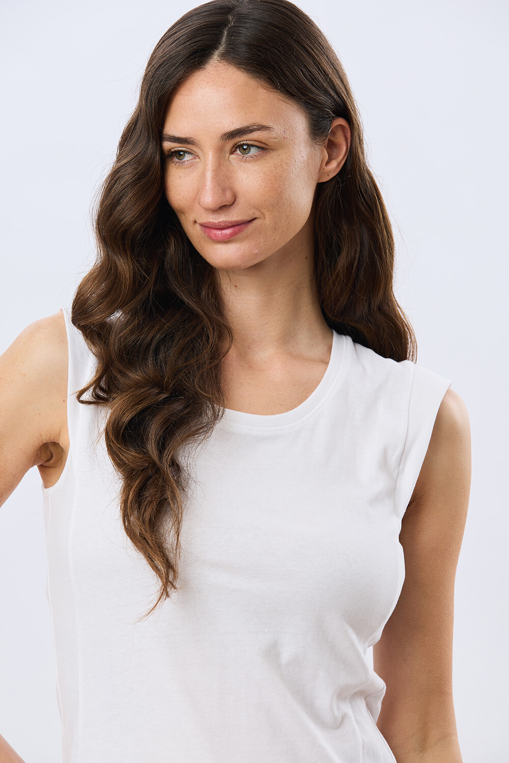 REMERA LISA DE ALGODÓN Blanco