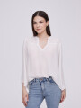 Blusa Bursas Marfil / Off White