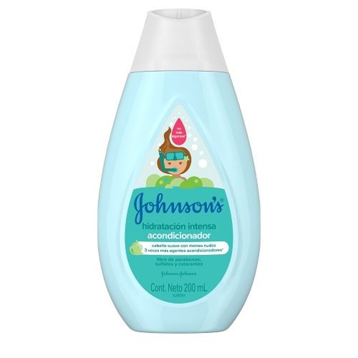 Acondicionador Johnson & Johnson Hidratación Intensa 200 ml – Cabello Sedoso