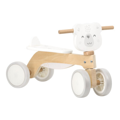 Triciclo de Madera Polar B Blanco Triciclo de Madera Polar B Blanco