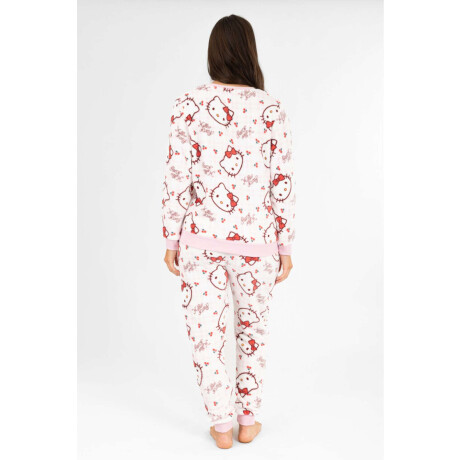 Pijama hello kitty velour Rosado