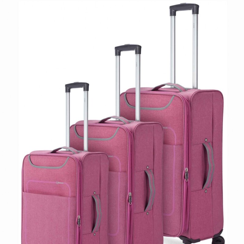 Valija Benzi 4 Ruedas Rosa L Extensible TROLLEY POLIESTER 4 RUEDAS ROSA L EXT BZ5661RS