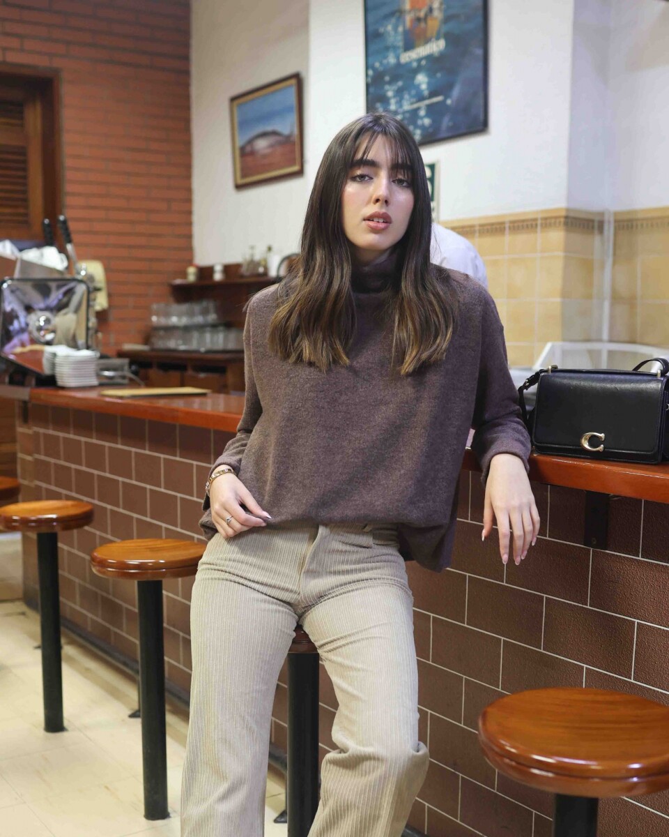 SWEATER HELSA - MARRON 