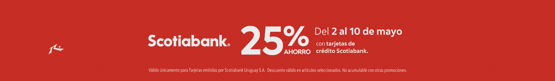 Scotiba 25% off Mayo