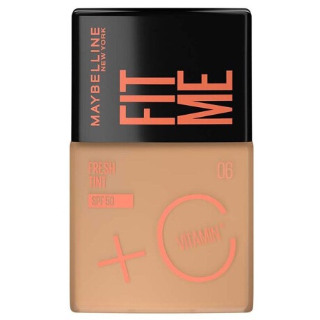 Base de Maquillaje Maybelline Fit Me Fresh Tint FPS50 + Vitamina C Tono 06