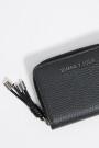 CARTERA SOLAPA PIEL Negro