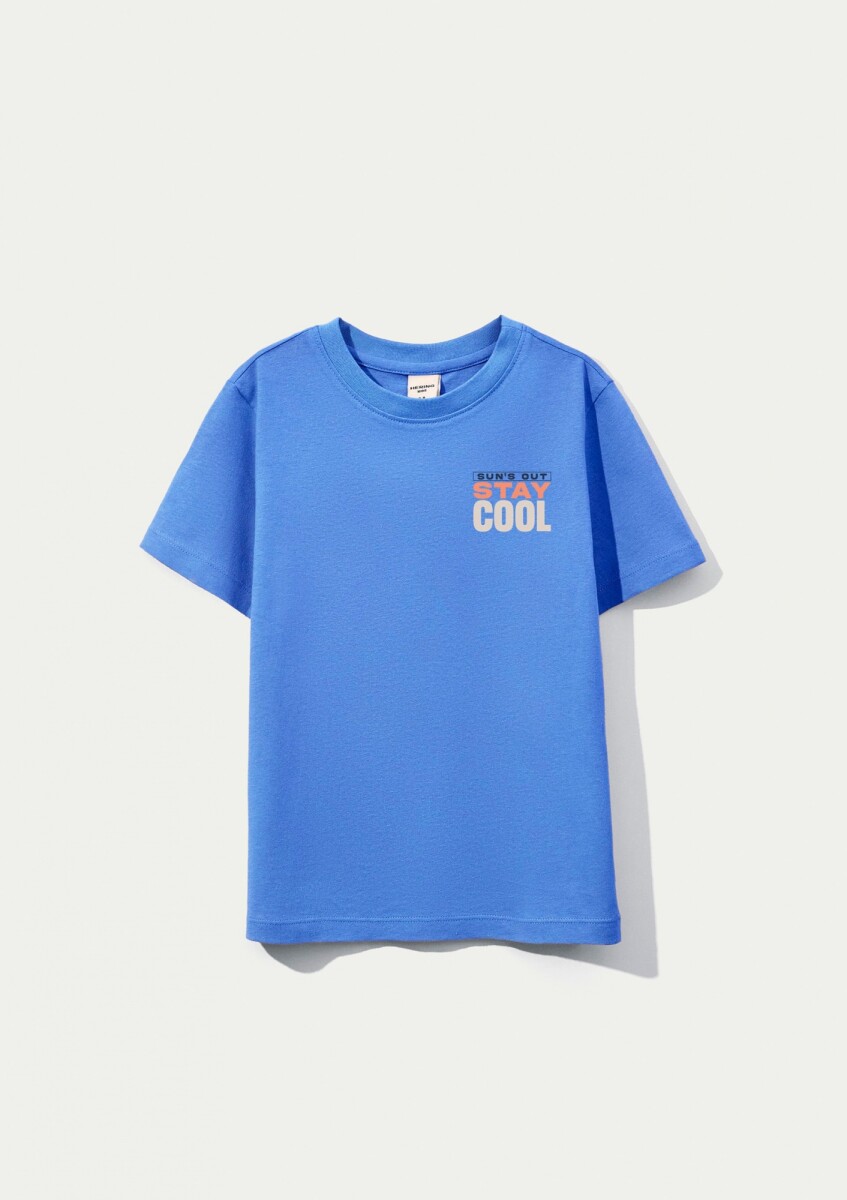 CAMISETA INFANTIL CON ESTAMPA - T-SHIRT MM MASC 