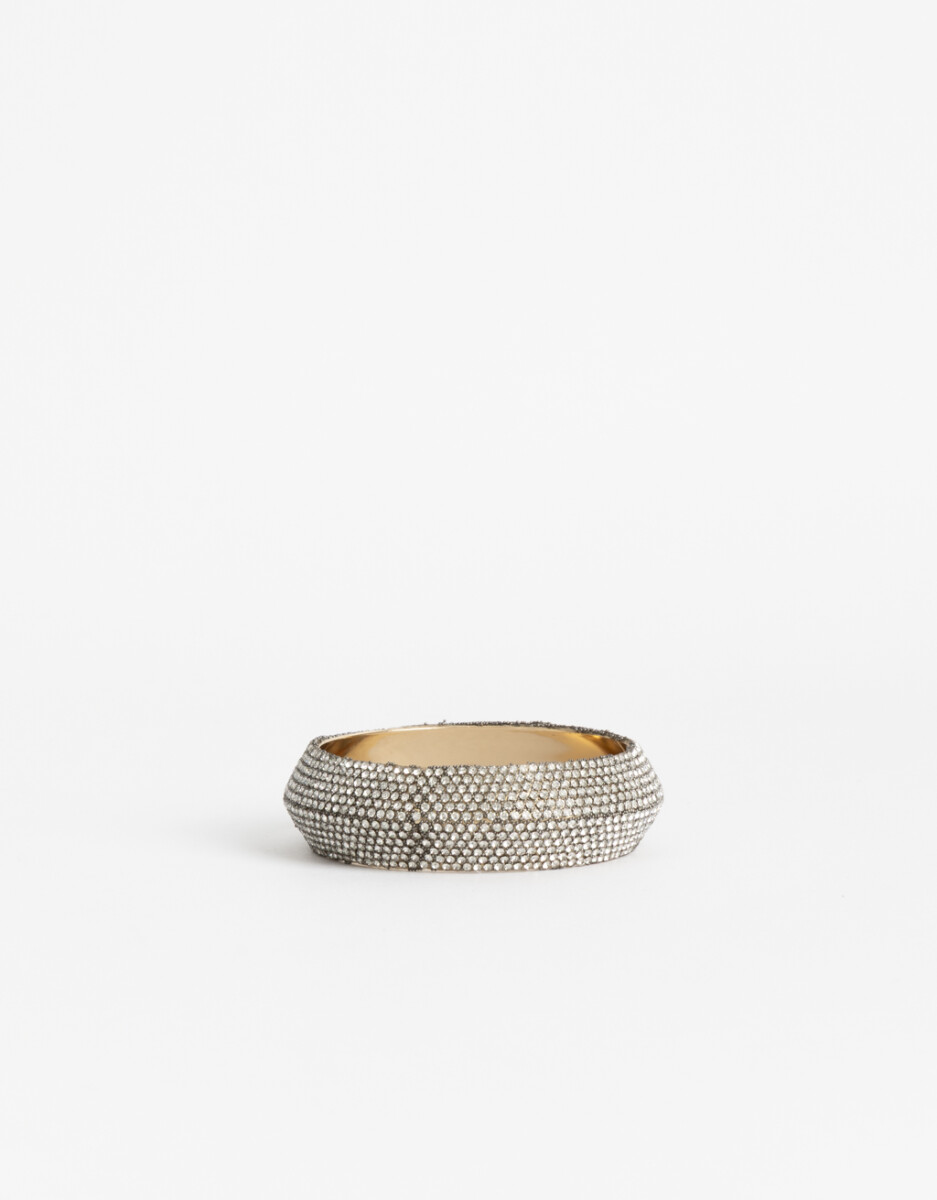 Pulsera Rígida Strass 