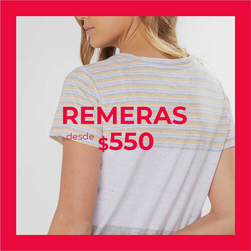 Remeras para ellas