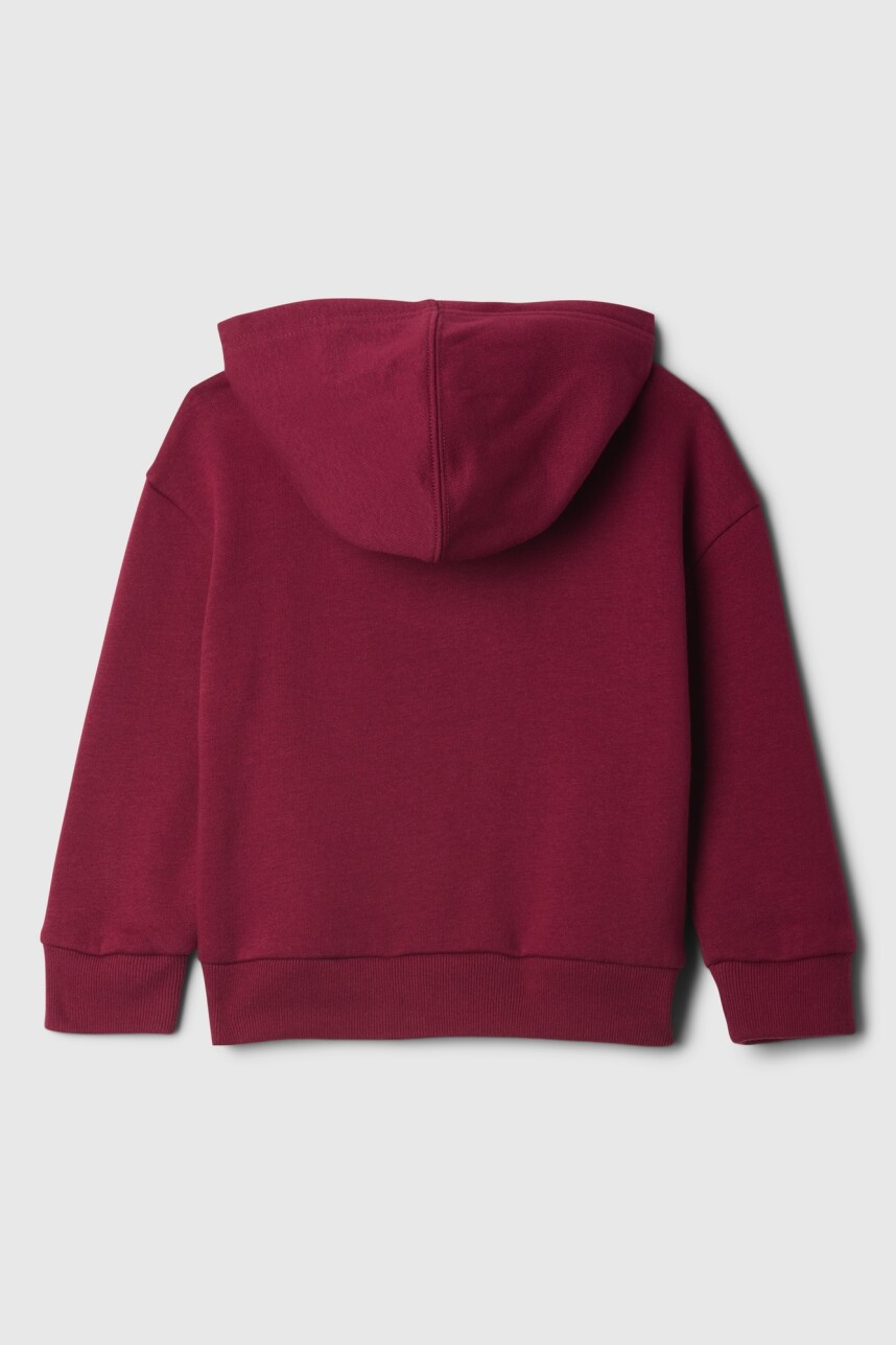 Canguro Con Cierre Logo Gap Toddler Niño Red Delicious