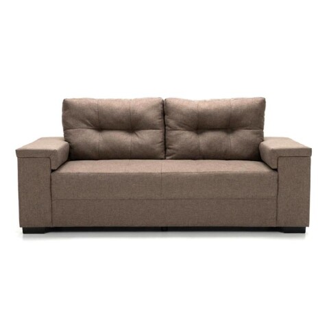 Sillón Sofá de 3 Cuerpos Amsterdam en Lino– Estructura de Madera Maciza y Confort Soft Color Marrón Sillón Sofá de 3 Cuerpos Amsterdam en Lino– Estructura de Madera Maciza y Confort Soft Color Marrón