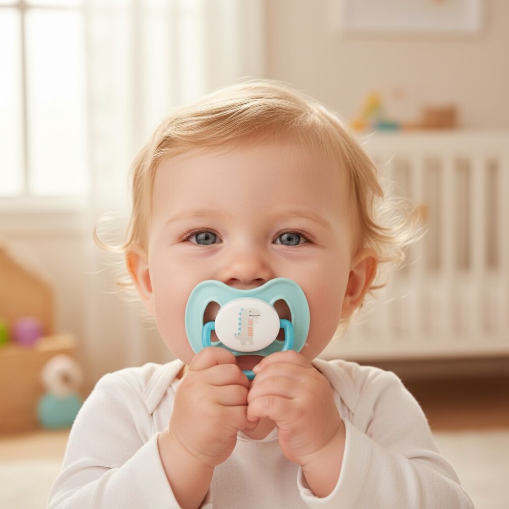 Set x2 chupetes BUBA fisiologico 6-18 meses magic dino