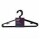 Set X3 Perchas Paramount 40cm en Plástico para Colgar Ropa Negro