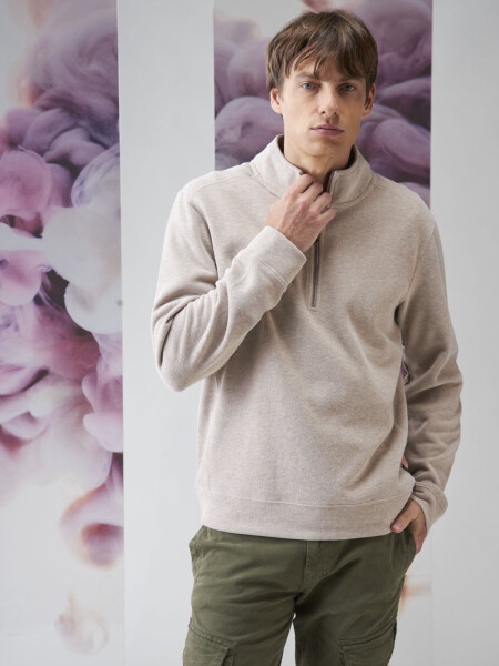 FLEECE BASTIA BEIGE MELANGE