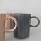 Taza facetada Azul