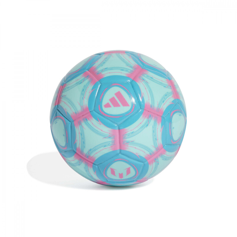 Futbol Sala - Adidas - Adidas Pelota MESSI MINI de Niños - JE6458 Verde Agua-rosado