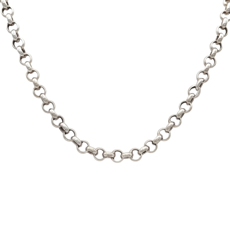 Cadena Rolo-Plata y Oro-Sin piedra-CD5040 sinpiedra