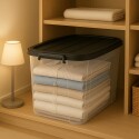 CAJA ORGANIZADORA APILABLE 30 LITROS Sin color