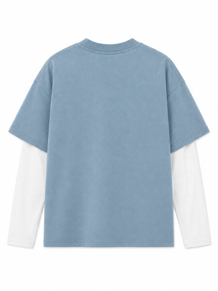 REMERA ELVIS AZUL PIEDRA