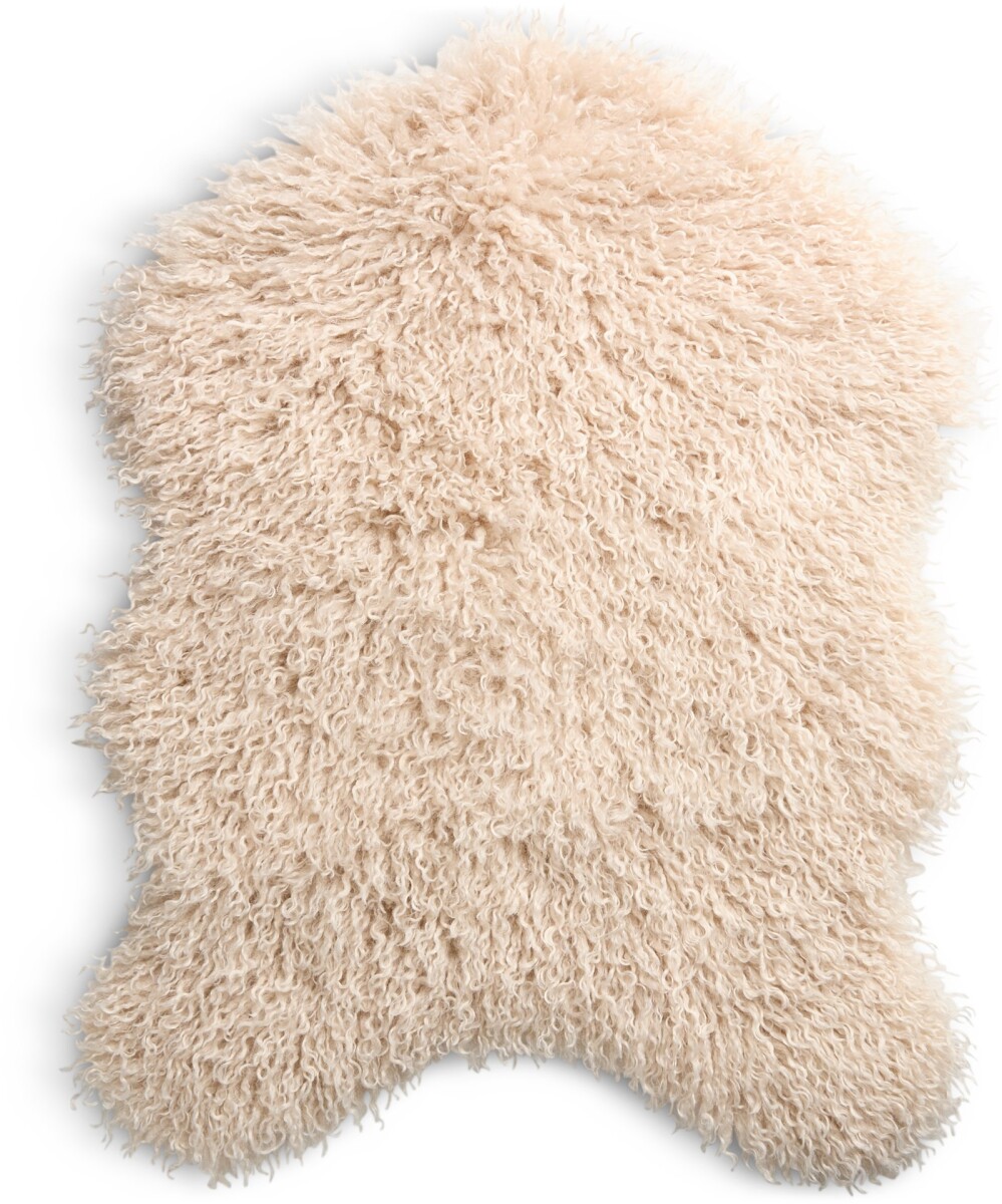 Piel cordero sintética KORSKNAP 55x75 beige 