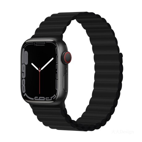 Malla correa apple watch magnética 42mm/44mm/45mm/49mm devia sport 3 Black