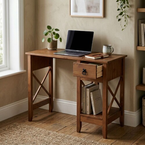 Escritorio con Cajón - Mexicana - Open Nogal