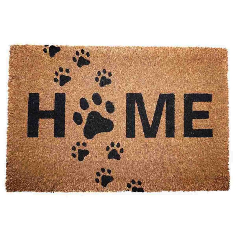 Felpudo de coco 40x60 cm HOME HUELLITAS