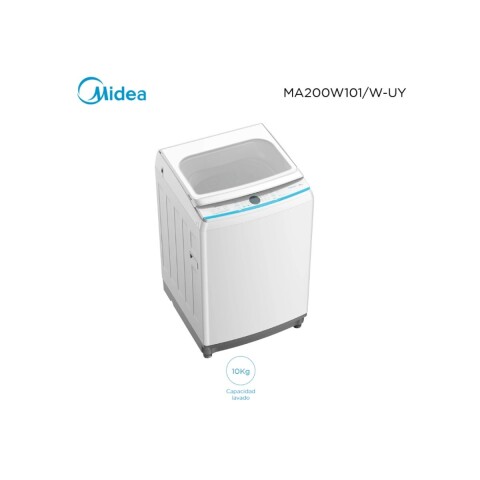 LAVARROPAS CARGA SUPERIOR 10KG MIDEA MA200W101/W BLANCO Lavarropas Carga Superior 10kg Midea Ma200w101/w Blanco