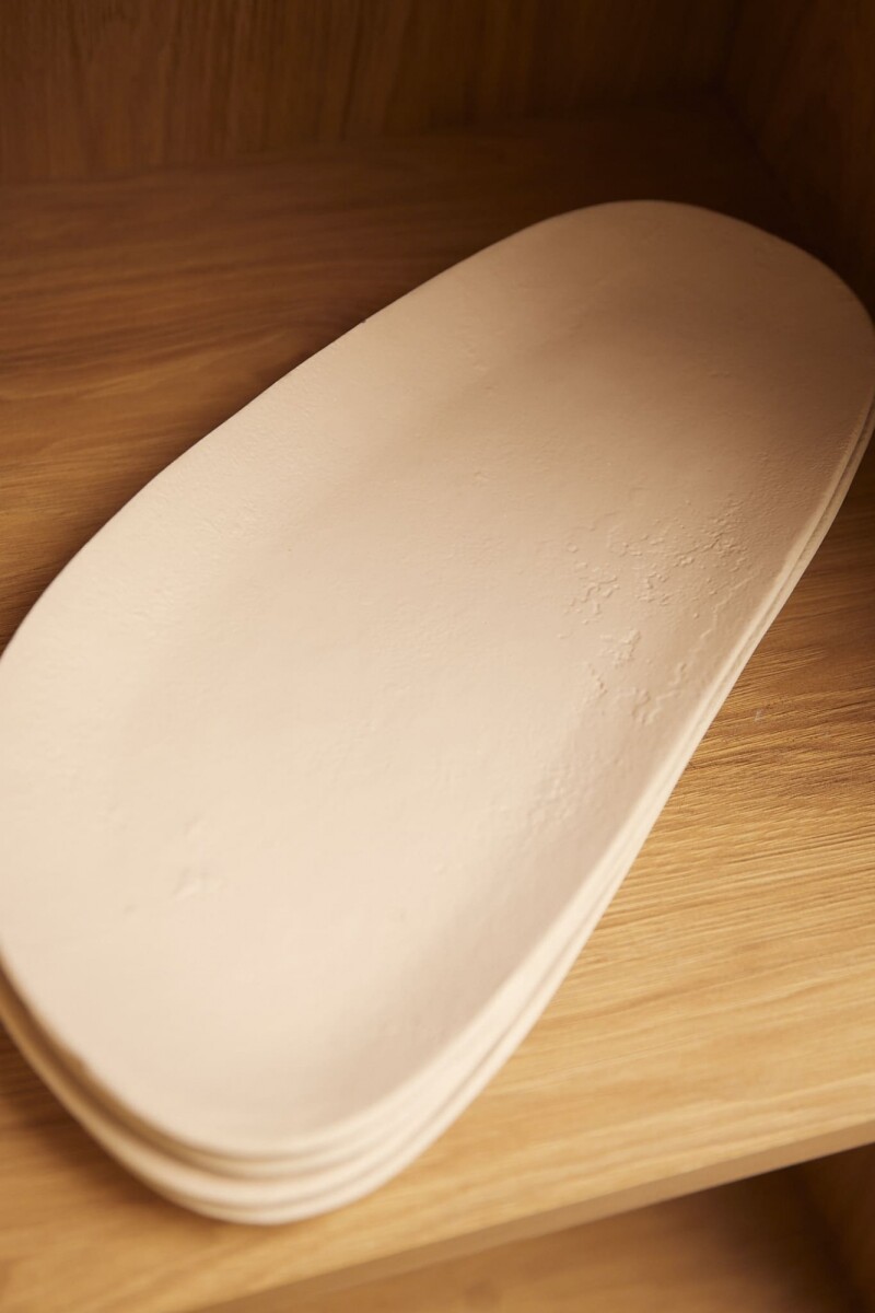 Bandeja de Aluminio Blanco - Grande 