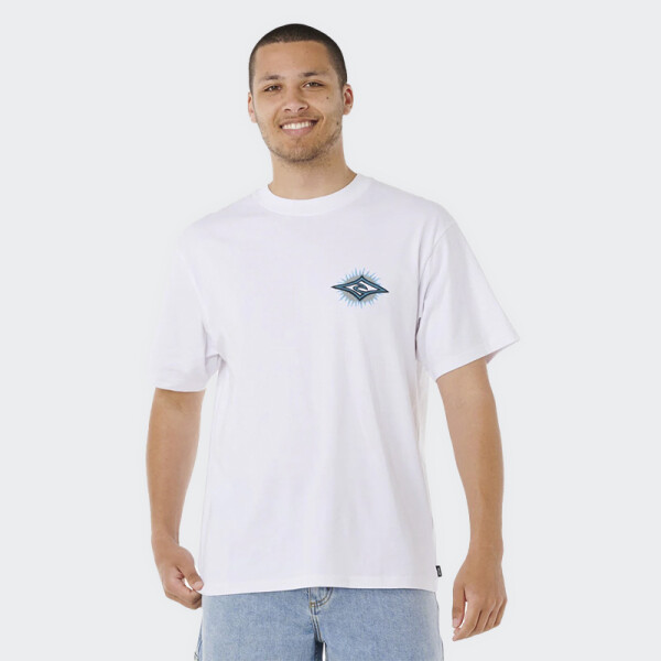 Remera Rip Curl Raw Burst Tee Blanco