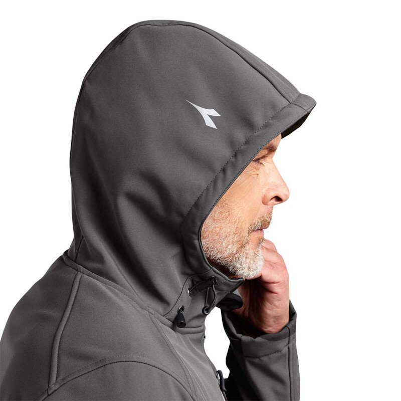 Diadora Campera Hombre Utility Softshell Sail Gris