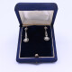 Caravanas oro 18k antiguas con brillantes y diamantes. Caravanas oro 18k antiguas con brillantes y diamantes.