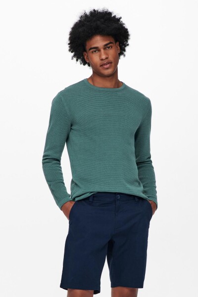 Sweater Tejido Con Textura North Atlantic