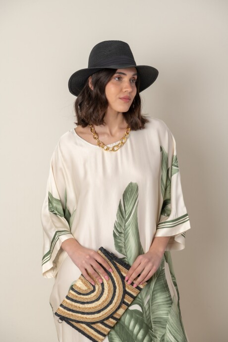 VESTIDO PALMA Verde seco