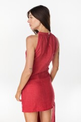 Vestido Lorenza Terracota