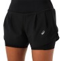 Road 2-N-1 3.5In Short - Mujer Performance Black/performance Black