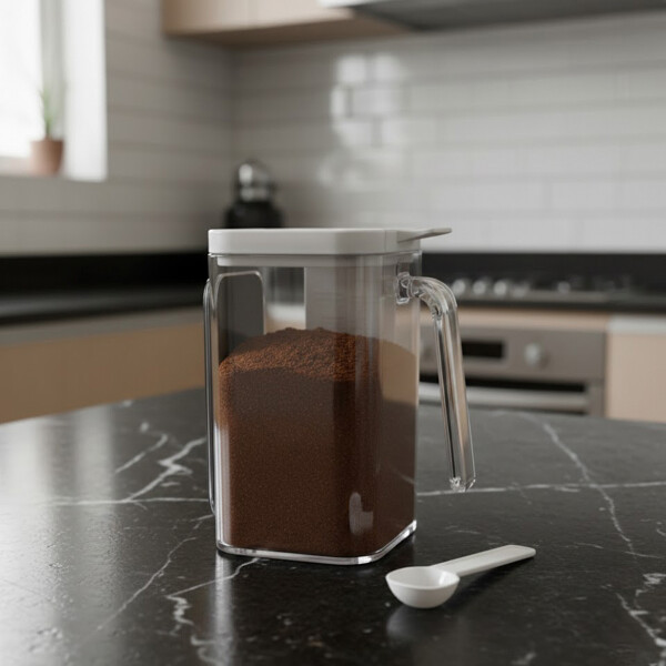 Especiero Salero Pimentero Magnético Frasco Contenedor 410ml Blanco XL