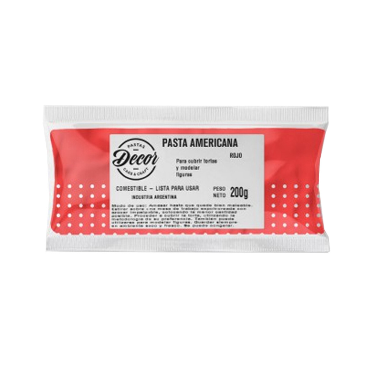 Pasta Americana Rojo - 200 g 