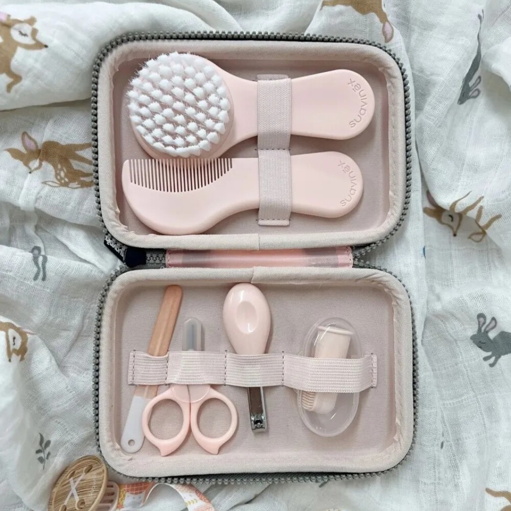 Neccesaire set cuiadados SUAVINEX rosa cerezas