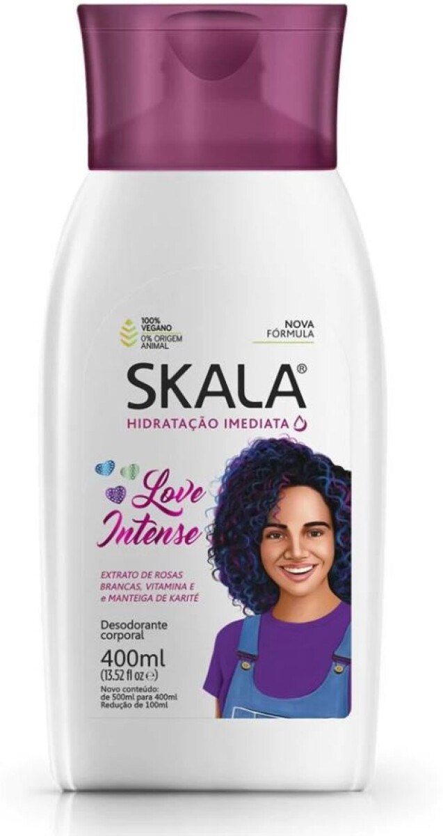 CREMA CORPORAL SKALA HIDRATANTE 400 ML LOVE INTENSE 