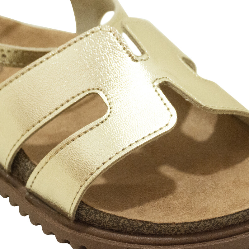Sandalias Molekinha Zuecos de Niños - 2357.110-14710 Dorado