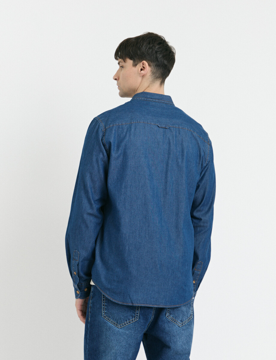012637 CAMISA HARRY Azul