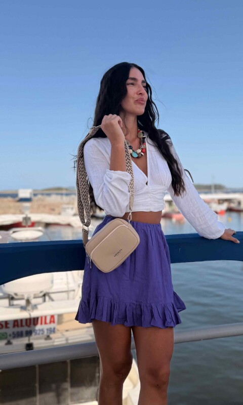 BANDOLERITA PETUNIA GREIGE