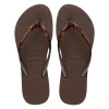 Sandalias Havaianas Slim Glitter Ii Mujer Cafe