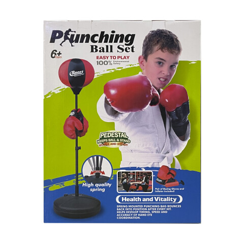 Set de Boxeo con Bolsa y Guantes 118 cm U