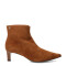 Botas de Mujer Bottero Caña Baja Y Taco Fino Marrón Camel